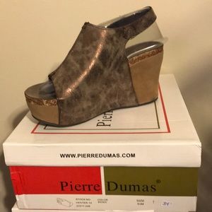 Brand New Wedge with Box!!! Pierre Dumas Hester-14